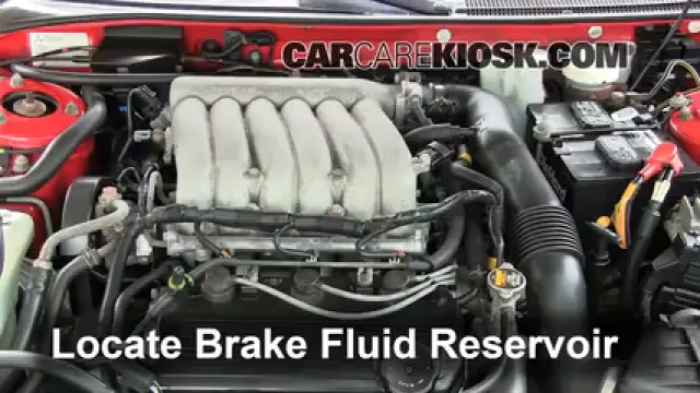 1996 Dodge Avenger ES 2.5L V6 Liquide de frein Ajouter du liquide